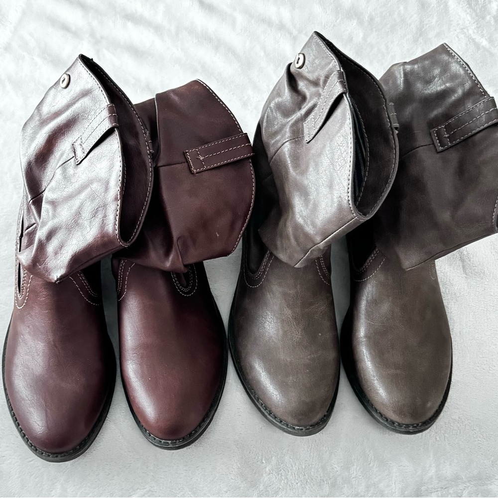 TWO Pair Ankle Boots size 10M